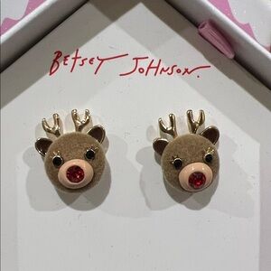 Betsey Johnson | Whimsical Reindeer Earrings